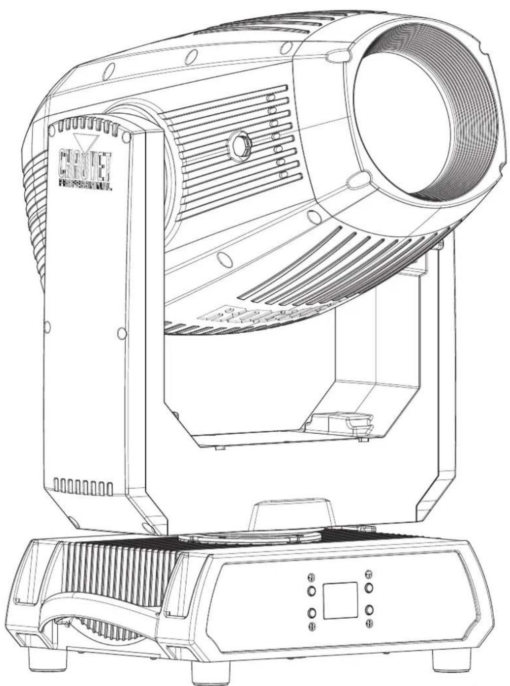 Chauvet Rogue Outcast 3 Spot - Quick Reference Guide - 1
