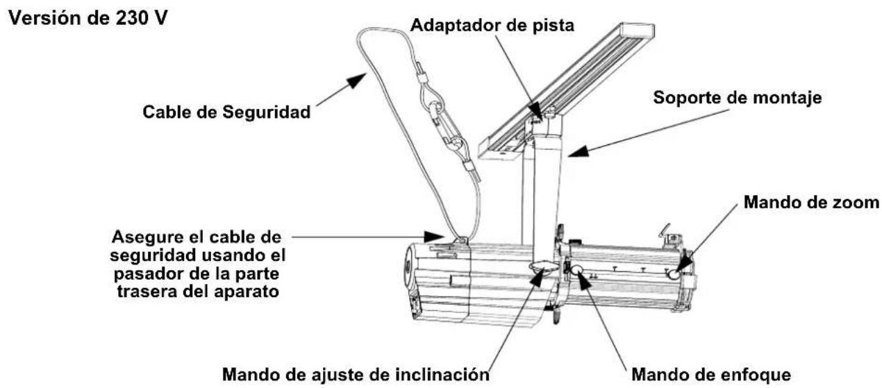 Chauvet Ovation ETD-40WW - Diagrama de Montaje - 2