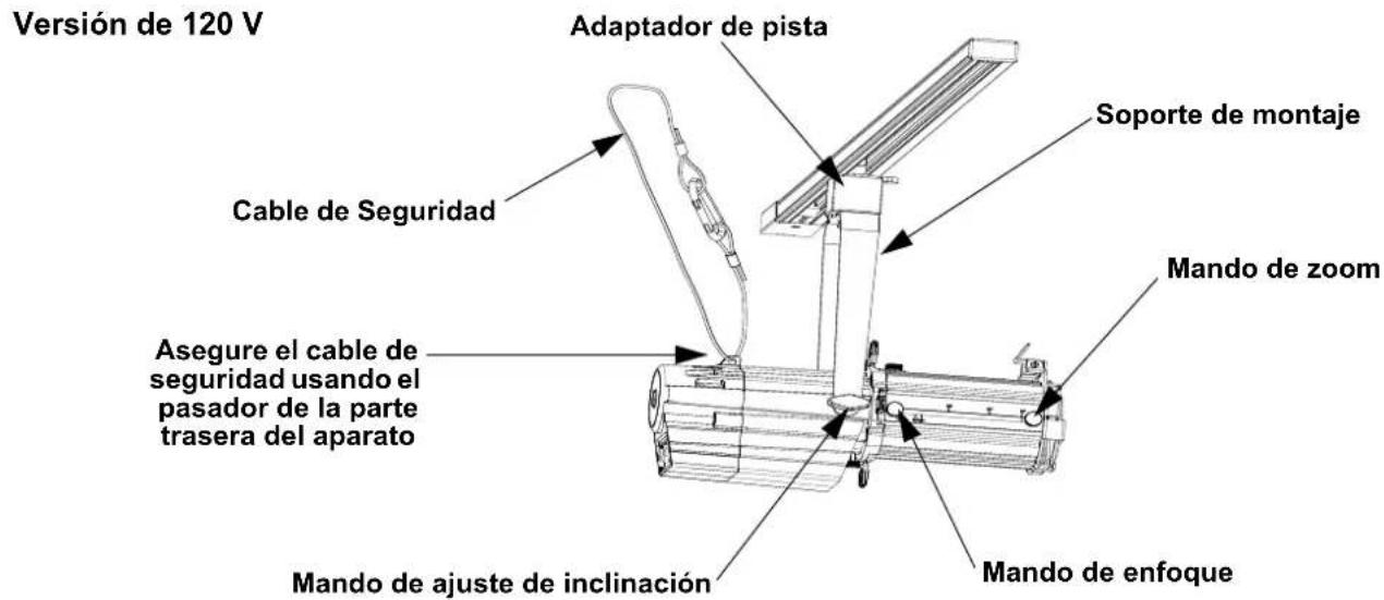 Chauvet Ovation ETD-40WW - Diagrama de Montaje - 1