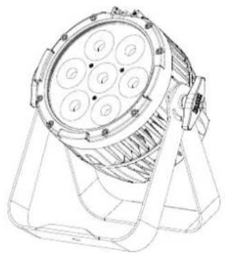 Chauvet COLORdash Par H7IP - Montaje - 2