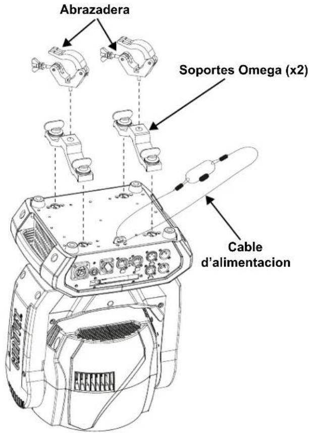 Chauvet Maverick MK2 Wash - Colocación - 1