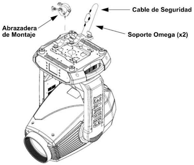 Chauvet Maverick MK3 Spot - Diagrama de Montaje del Producto - 1