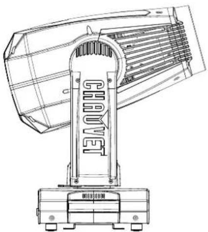 Chauvet Maverick MK3 Spot - Montageansicht - 2
