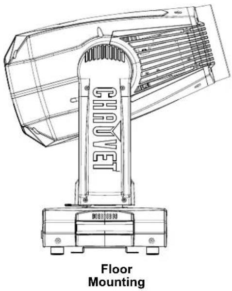 Chauvet Maverick MK3 Spot - Product Mounting Diagram - 2