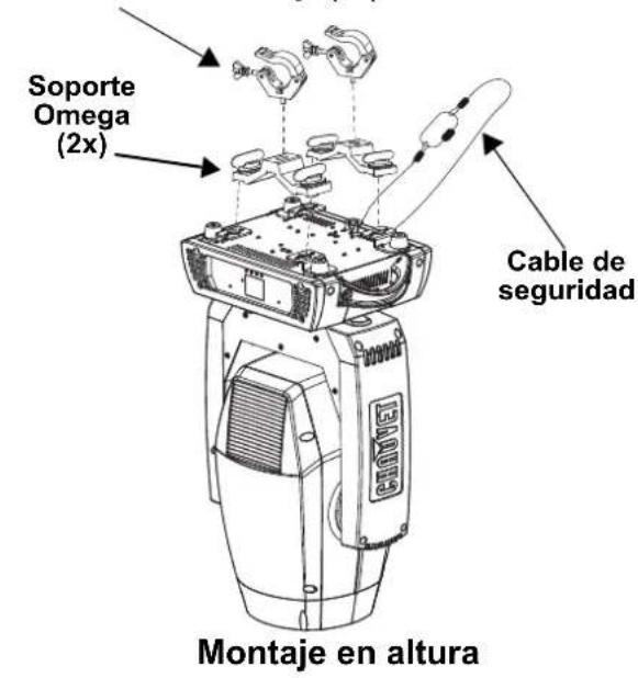 Chauvet Rogue R3 Beam - Diagrama de montaje del producto - 1