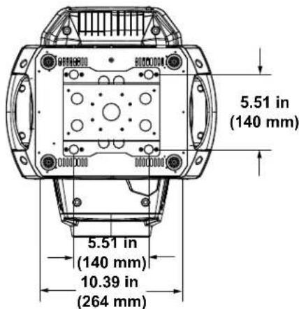 Chauvet Maverick MK1 Spot - Productafmetingen - 6
