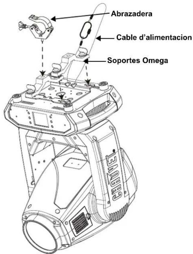 Chauvet Maverick MK1 Spot - Diagrama de montaje - 1