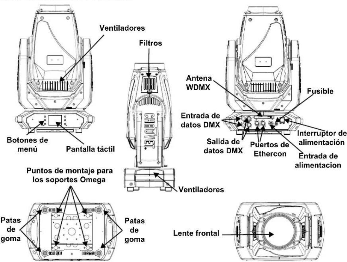 Chauvet Maverick MK1 Spot - Vista General del Producto - 1