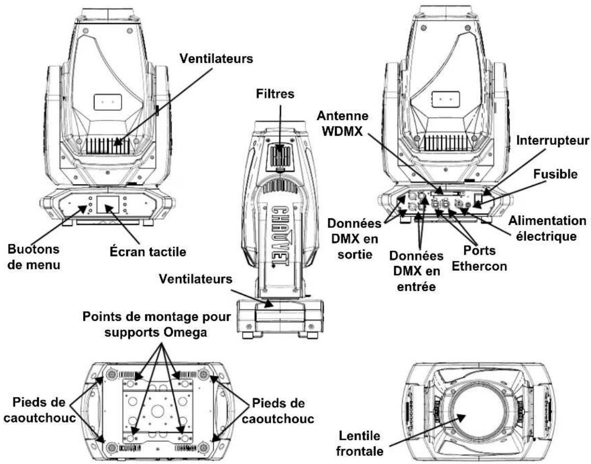 Chauvet Maverick MK1 Spot - Vue d'ensemble du Produkt - 1