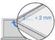 ECOVACS Winbot W2 Omni - Do not use WINBOT on uneven windows. - 5