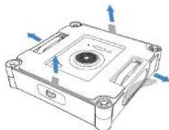 ECOVACS Winbot W2 Omni - Översikt över station och ljuseffekter - 4