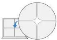 ECOVACS Winbot W2 Omni - Non utilizzare WINBOT su finestre irregolari. - 2