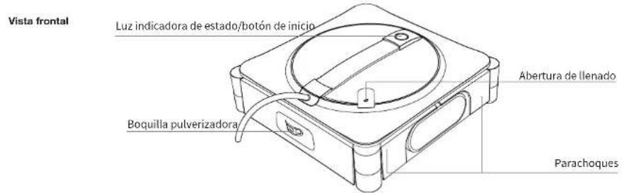 ECOVACS Winbot W2 Omni - Diagrama del producto - 3