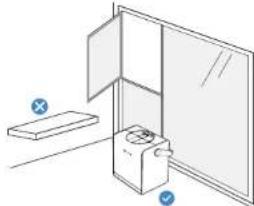 ECOVACS Winbot W2 Omni - Posizionamento della stazione - 2