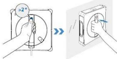 ECOVACS Winbot W2 Omni - Beginn der Reinigung - 1