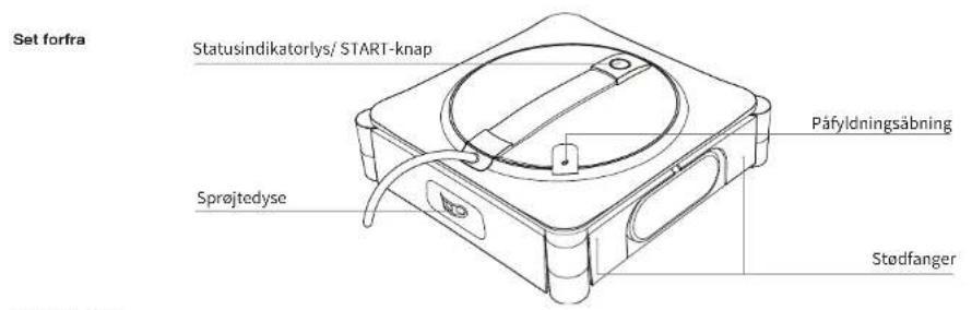 ECOVACS Winbot W2 Omni - Produktdiagram - 3