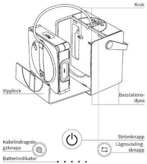 ECOVACS Winbot W2 Omni - Produktdiagram - 1