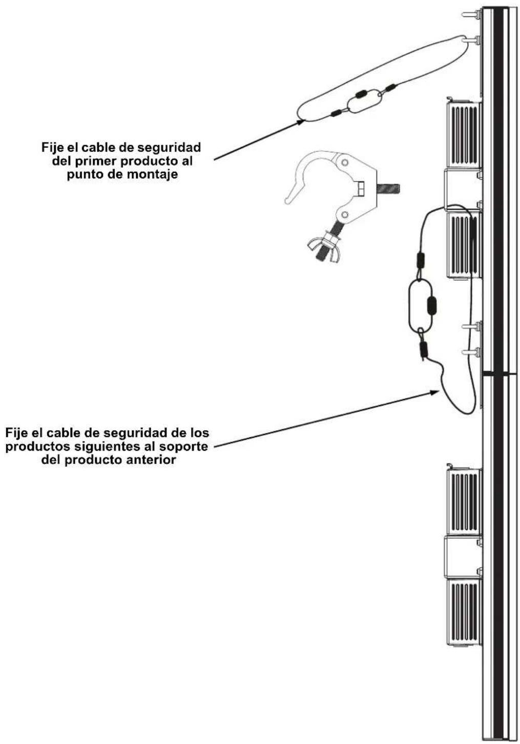 Chauvet ÉPIX Strip IP 50 - Instrucciones de montaje vertical - 1