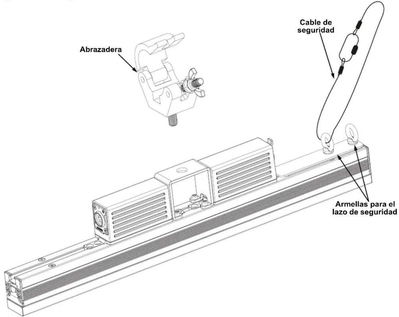 Chauvet ÉPIX Strip IP 50 - Diagrama de montaje - 1
