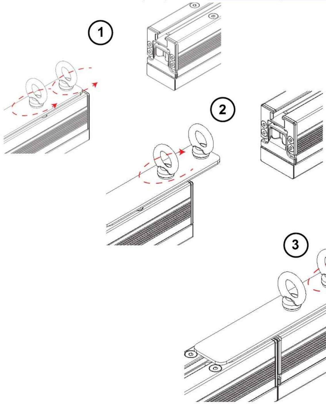 Chauvet ÉPIX Strip IP 50 - Instructions de fixation en série - 1