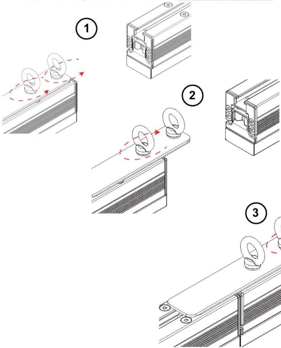 Chauvet ÉPIX Strip IP 50 - Instrucciones de fijación en serie - 1