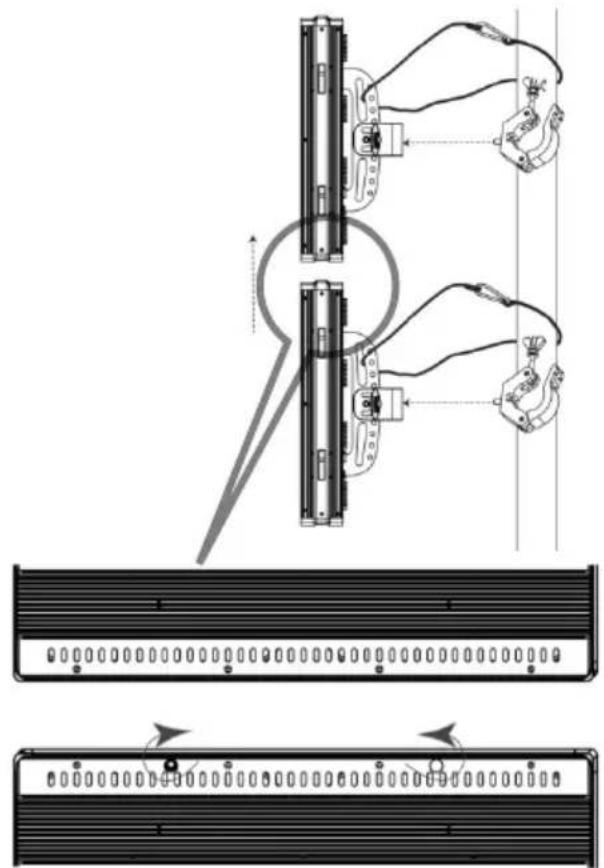Chauvet Nexus 4×4 - Product Mounting Diagram - 1