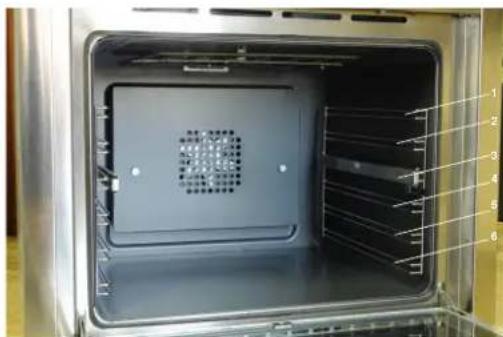Porter & Charles SOPS76PS - How to correctly place the oven shelves and roasting pan - 1