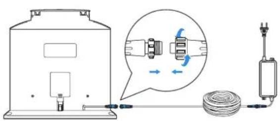 ECOVACS GOAT G1-800 - ② Kytke virtaliitäntä virransyöttöön. - 3
