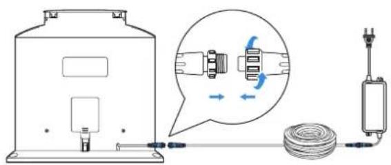 ECOVACS GOAT G1-800 - Conectar la interfaz de alimentación a la unidad de suministro eléctrico - 3