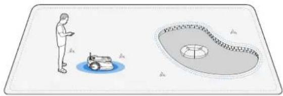 ECOVACS GOAT G1-800 - ④ Oprettelse af en zone med adgang forbudt - 1