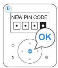 ECOVACS GOAT G1-800 - ③ Set the PIN code - 6