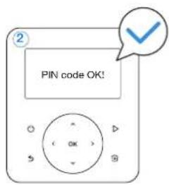 ECOVACS GOAT G1-800 - ③ Indstil PIN-koden - 4