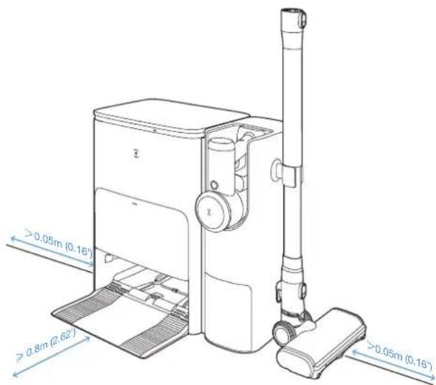 ECOVACS DEEBOT X2 COMBO - Stelle die Station auf. - 1