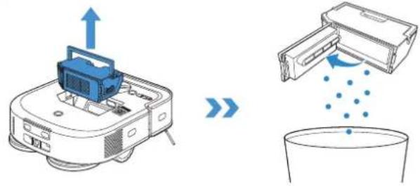 ECOVACS DEEBOT X2 COMBO - VEDLIGEHOLD AF STØVBEHOLDER OG FILTER - 1