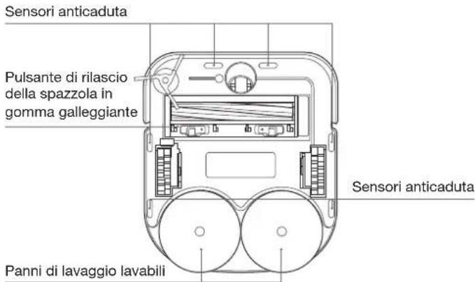 ECOVACS DEEBOT X2 COMBO - Vista inferiore - 3
