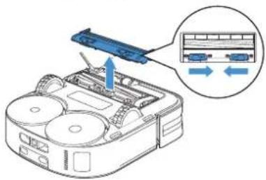 ECOVACS DEEBOT X2 COMBO - MANUTENZIONE DELLA SPAZZOLA IN GOMMA GALLEGGIANTE E DELLA SPAZZOLA LATERALE - 1