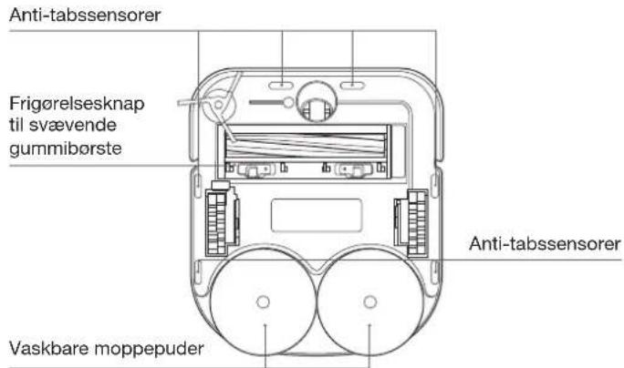 ECOVACS DEEBOT X2 COMBO - Set nedefra - 3
