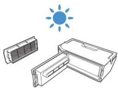 ECOVACS DEEBOT X2 COMBO - UNDERHÄLLA DAMMBEHÄLLARE OCH FILTER - 4