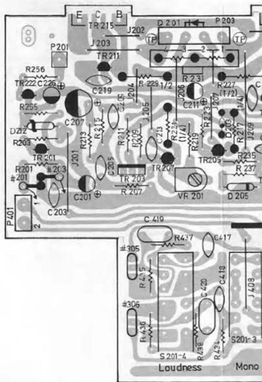 E C B TR 215 J202 D 201 P 203 J 203 TP 3 2 P201 TR 211 R256 TRZZC226 R255 DZI2 R203 TR 201 #203 #201 C207 C203 P401 C 201 R213 R215 R211 R209 R205 C205 TR 203 C201 C207 R 219 R223 R219 TR 205 VR 201 D 205 R 235 R 237 C 419 R437 C417 #305 R475 #306 R436 S 201-4 Loughness Mono R438 R439 S201-3