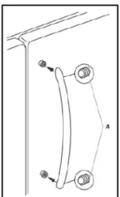 MAYTAG MRFF4136RZ - POIGNÉES DE PORTE DU RÉFRIGÉRATEUR - 1