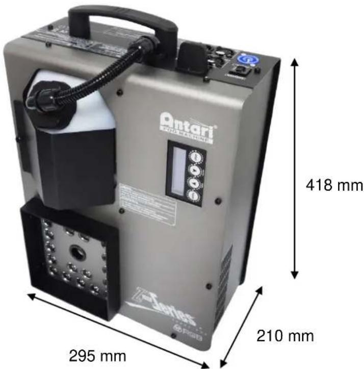Antari Z-1520 RGB - Geräteabmessungen - 1