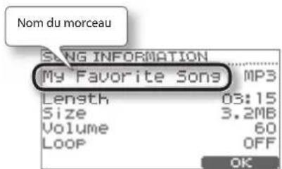 Nom du morceau SUNG INFORMATION My Favorite Songs MP3 Length 03:15 Size 3.2MB Volume 60 Loop OFF OK
