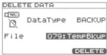 ROLAND TD-11 - Eliminación de datos de una memoria USB (Delete Data) - 1