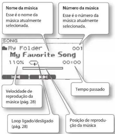 ROLAND TD-11 - Use o dial de valor ou os botões [F1] (F2) para selecionar uma música. - 1