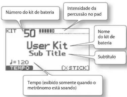 ROLAND TD-11 - Sobre a tela DRUM KIT - 1