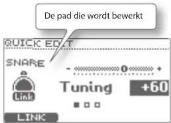 ROLAND TD-11 - Snel instrumenten bewerken (QUICK EDIT) - 1