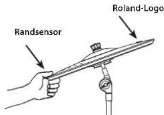 ROLAND TD-11 - Choke (Becken stoppen) - 1