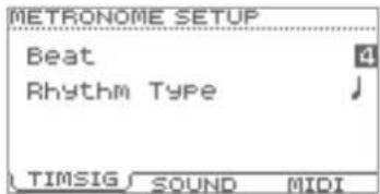 ROLAND TD-11 - Metronoominstellingen ( Metronome) - 1
