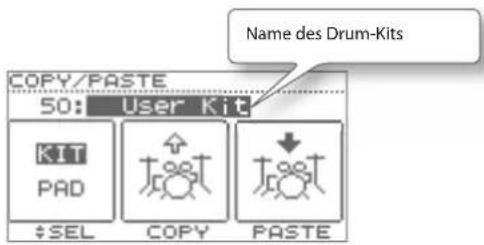 ROLAND TD-11 - Welche Inhalte werden kopiert? - 1