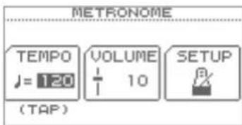 ROLAND TD-11 - Drücken Sie im DRUM KIT-Display (S. 11) die [F1]-Taste (TEMPO). - 1